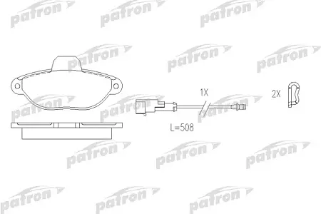 PBP925 Колодки тормозные дисковые