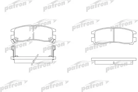 PBP803 Колодки тормозные дисковые