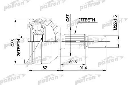 ШРУС PCV1202