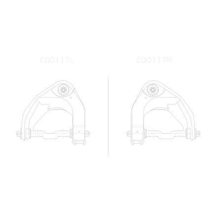 CQ0117L Рычаг HYUNDAI H-1/STAREX пер.подв.верхн.лев.