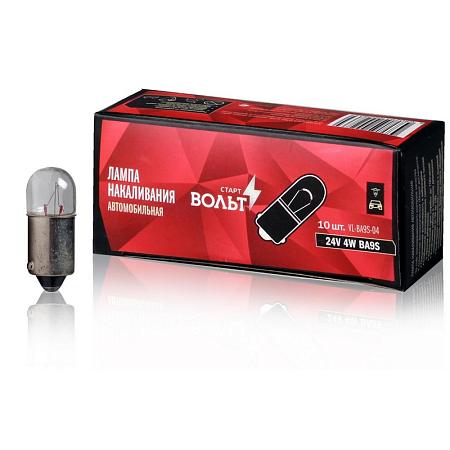 STARTVOLT VL-BA9S-04 Лампа накаливания 24V 4W BA9S