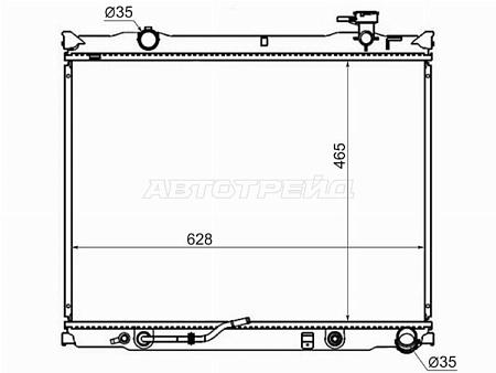 Радиатор Kia Sorento 02-09