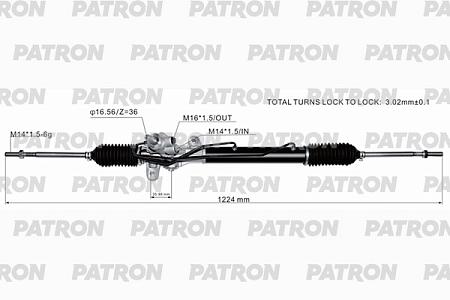 PSG3133 Рейка рулевая