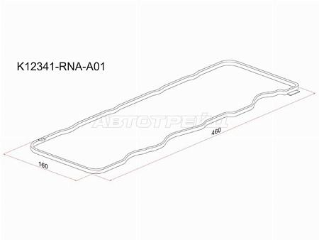 Прокладка клапанной крышки HO R18A, R20A 05-