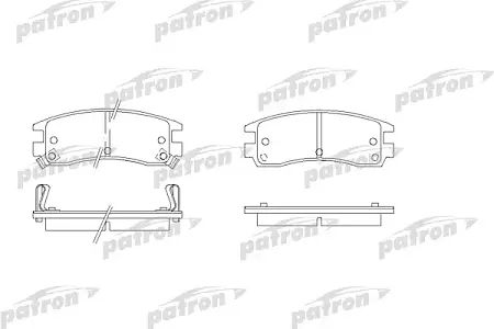 PBP1264 Колодки тормозные дисковые