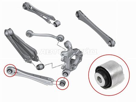 Сайлентблок цапфы BMW X3 10-17 / X4 14-18