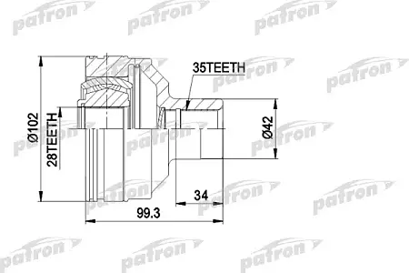 ШРУС PCV5013