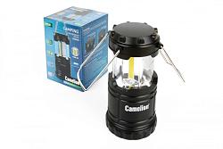 Camelion LED5632  (фонарь для кемпинга 3XR03, черный, 3X COB LED, пласт. кор.) 13368