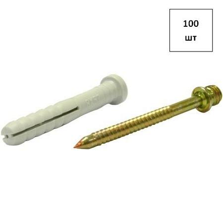 Дюбель-гвоздь UCX/VM 6х35 (резьб.) нейл. 100шт FORTLUFT sts030797