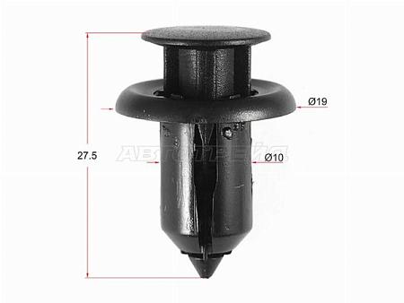 Клипса крепежная MAZDA/HONDA (1 шт.)