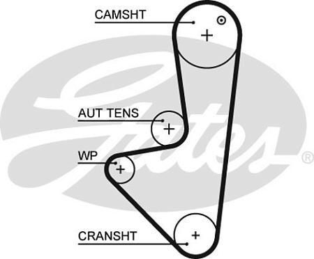 Ремень ГРМ CITROEN / PEUGEOT 1.4 02- (104x17) 5575XS