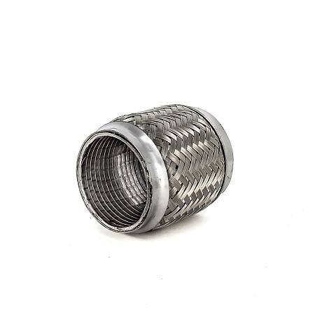 Гофра глушителя FORTLUFT Interlock 4х слойная нержавеющая сталь 76x100oem