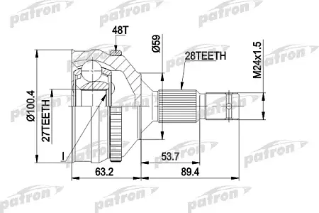ШРУС PCV1264