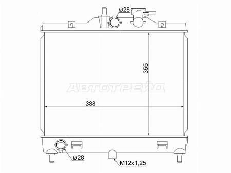Радиатор Kia Picanto 03-11