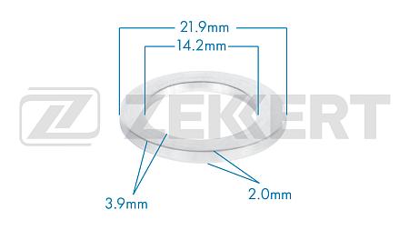 Шайба Ford Genesis Honda Hyundai Kia Land Rover Suzuki (миним. кол-во заказа 10 шт) be-3667