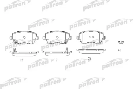 PBP4069 Колодки тормозные дисковые
