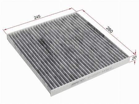 Фильтр салона NISSAN TEANA L33 14-/QX60 13- угольный