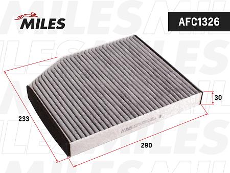 Фильтр салона FORD TRANSIT 14- угольный AFC1326