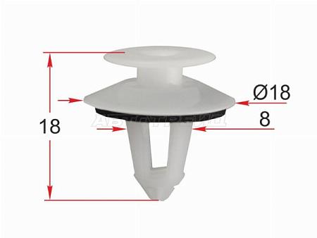 Клипса обшивки двери MERCEDES (1 шт.)