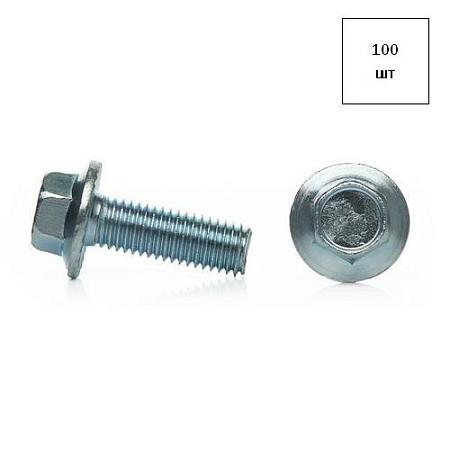 Болт 20х50 кп 10.9 DIN 6921 оц. (с насеч.) 100шт FORTLUFT sts020352