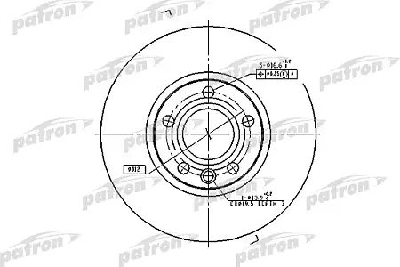 PBD2810 Диск тормозной