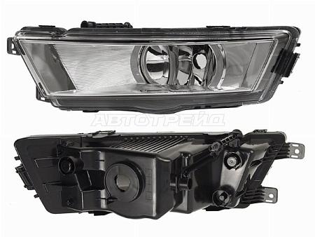 Фара противотуманная (Слева) Skoda Rapid 12-17