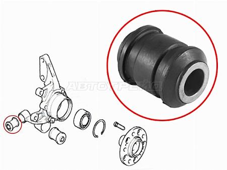 Сайлентблок цапфы Hyundai Avante 00-06