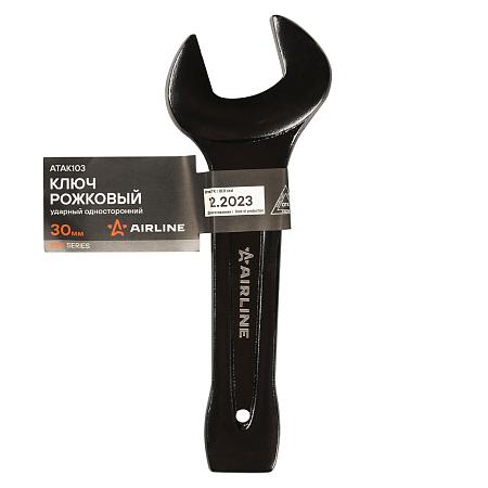 Ключ рожковый ударный односторонний 30мм (ATAK103)
