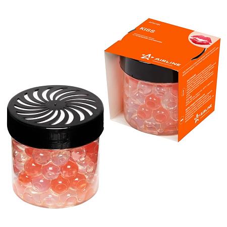 AIRLINE AFSH181 Ароматизатор-банка с гелевыми шариками KISS