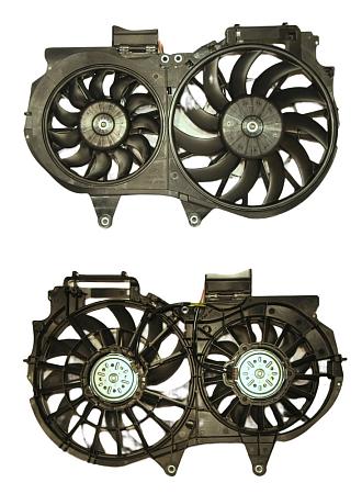 Вентилятор охлаждения двигателя Audi A4  1,8-3,0 (01-07)