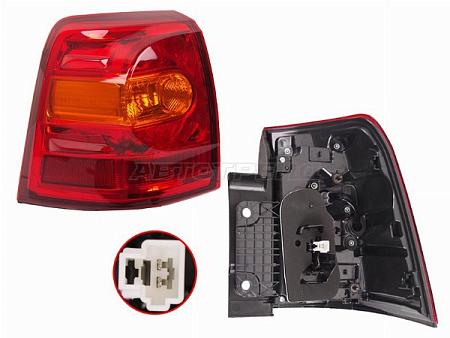 Фонарь задний Toyota Land Cruiser (J200) 12-15 (Слева)