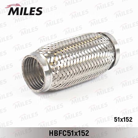 HBFG51X152 Труба гофрированная универсальная 51X152 усиленная с кольцевым плетением