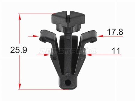 Клипса фиксатор NISSAN (1 шт.)