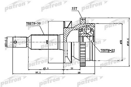 ШРУС PCV1751