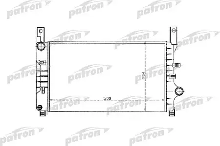 PRS3319 Радиатор системы охлаждения