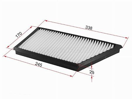 Фильтр салона PEUGEOT 206 98-12