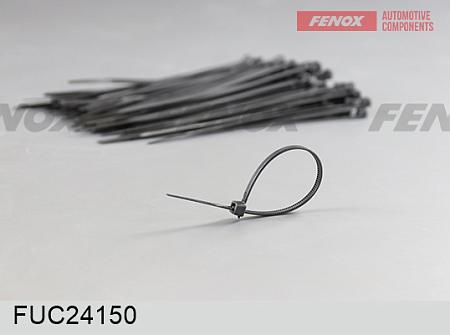 FUC24150 Хомут пластиковый (Стяжка) 4*150 мм 100 штук, Черный