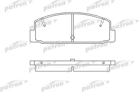 PBP372 Колодки тормозные дисковые