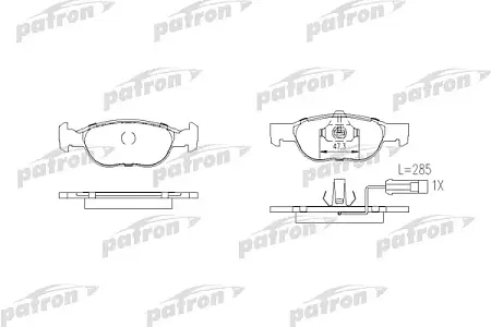 PBP1160 Колодки тормозные дисковые