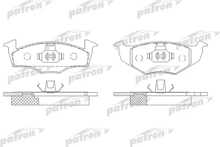 PBP1101 Колодки тормозные дисковые