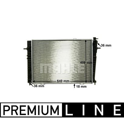 Радиатор охлаждающей жидкости HYUNDAI TUCSON 2004- D cr1335000p