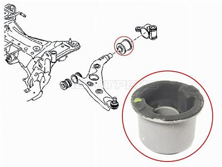 Сайлентблок Mazda 3 13-19 / 6 12- (Справа=Слева)