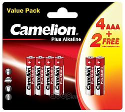 Camelion Plus Alkaline 4+2 LR03 AAA (4+2LR03-BP, батарейка,1.5В) 14112