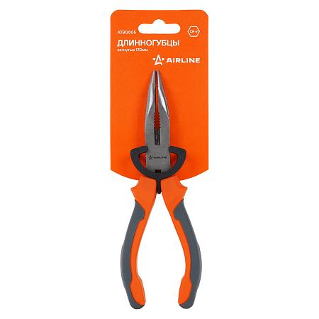 Длинногубцы загнутые 170мм (ATBG005)