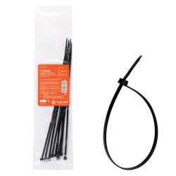 Стяжки (хомуты) кабельные 3,6*250 мм, пластиковые, черные, 10 шт. ACT-N-23