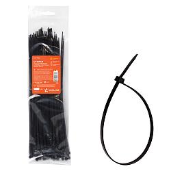 Стяжки (хомуты) кабельные 3,6*300 мм, пластиковые, черные, 100 шт. ACT-N-26